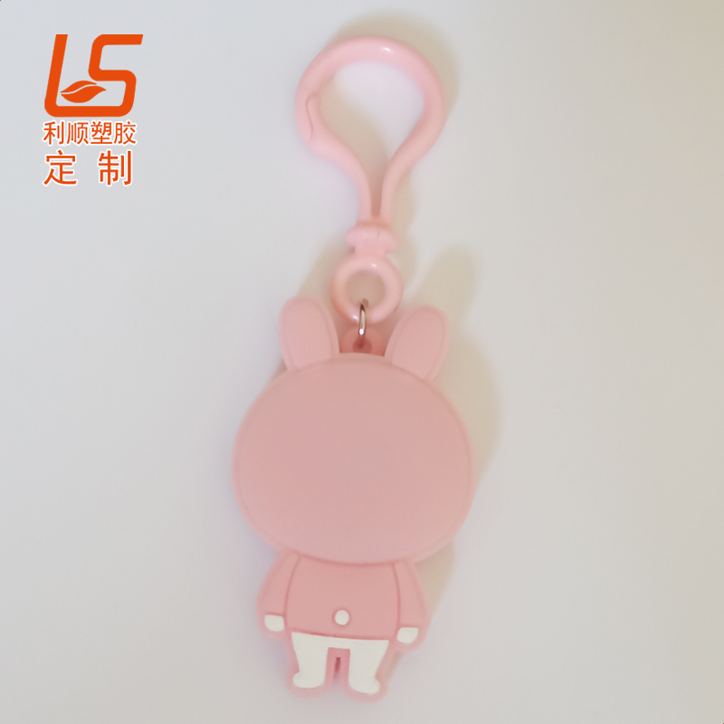 硅膠發光公仔LED背包警示燈LED背包的鑰匙扣 (3)