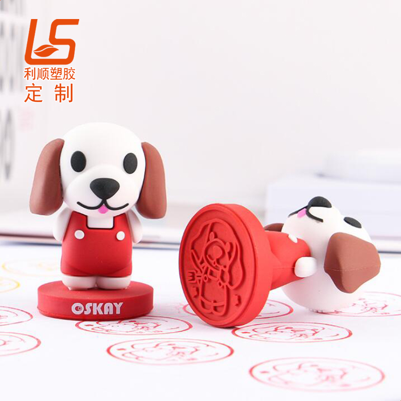 定制卡通立體公仔印章 學生硅膠印章禮品立體公仔印章 (5)