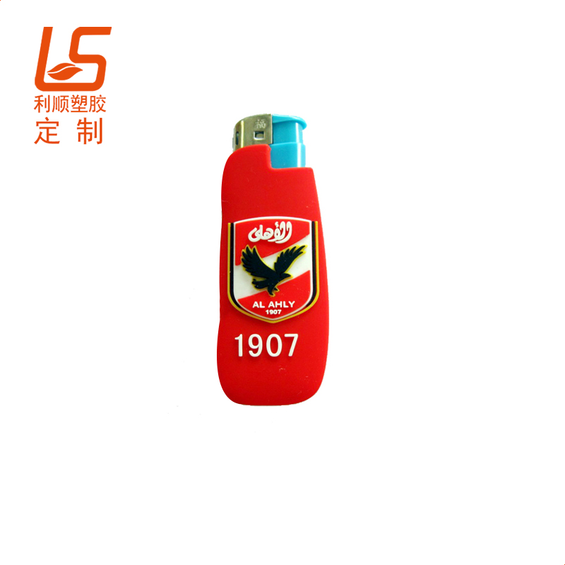 定制軟膠打火機套 滴膠立體圖案打火機套