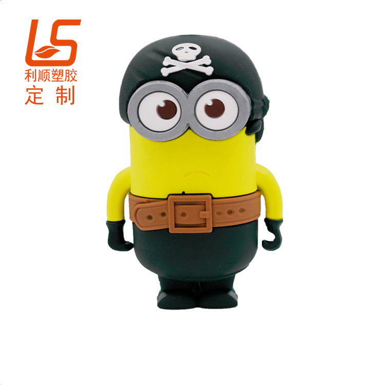 定制PVC軟膠公仔外殼移動電源 硅膠公仔充電寶