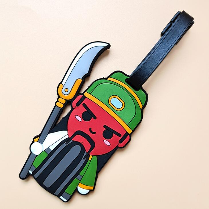 滴膠行李牌-關公關羽行李牌