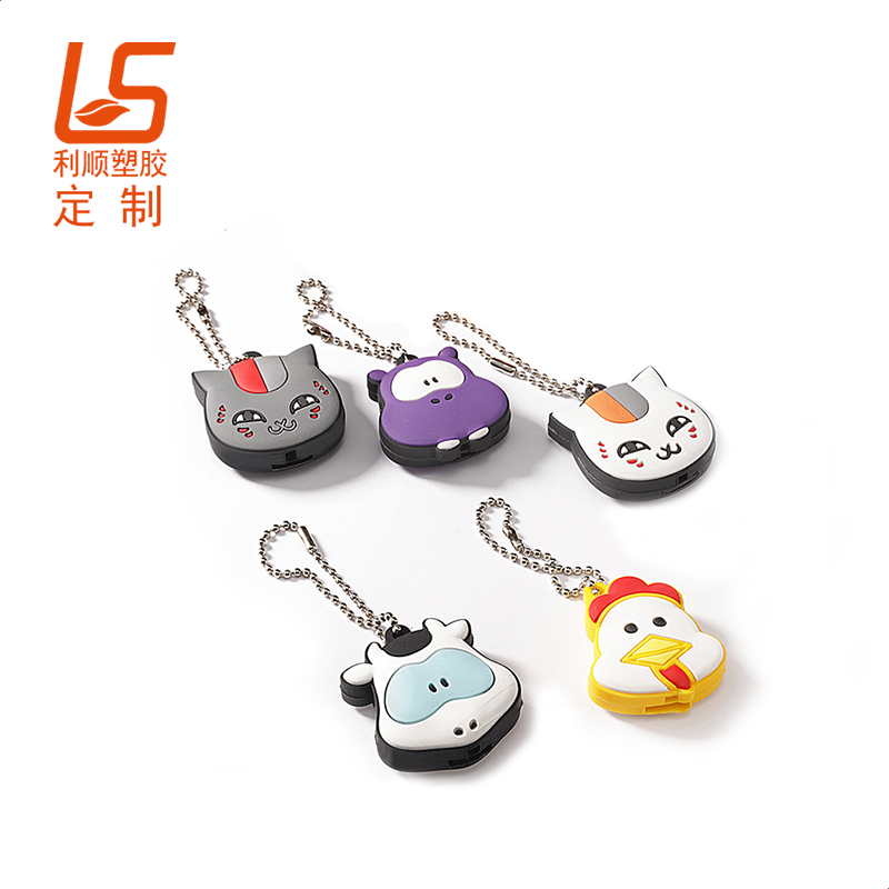 硅膠鑰匙套_卡通公仔鑰匙套廠家